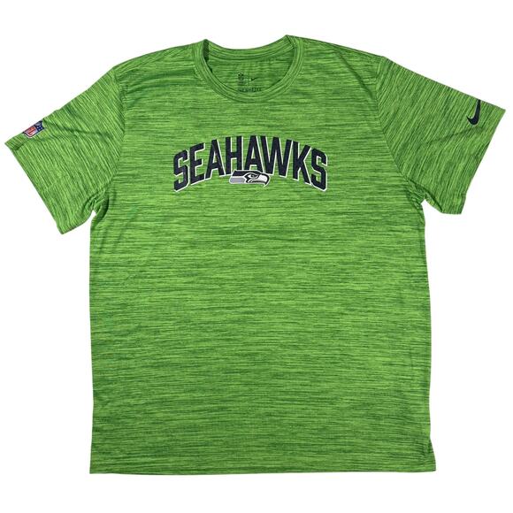 NIKE NFL Seattle Seahawks TEE Lime Green Men's XL - Picture 1 of 7